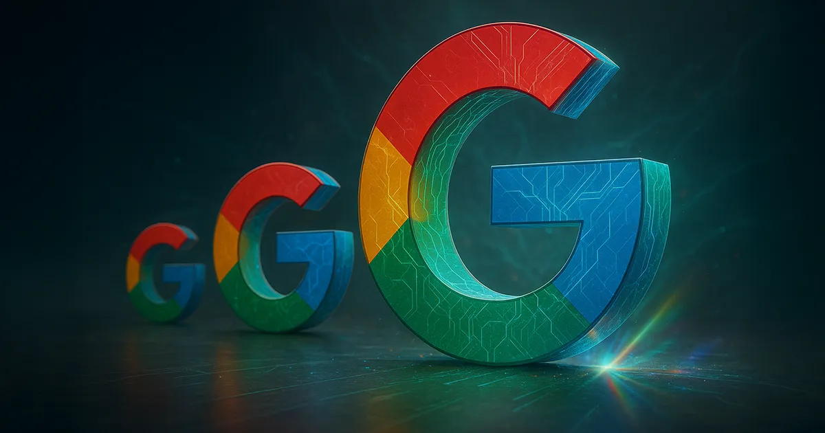 Google Logo wächst